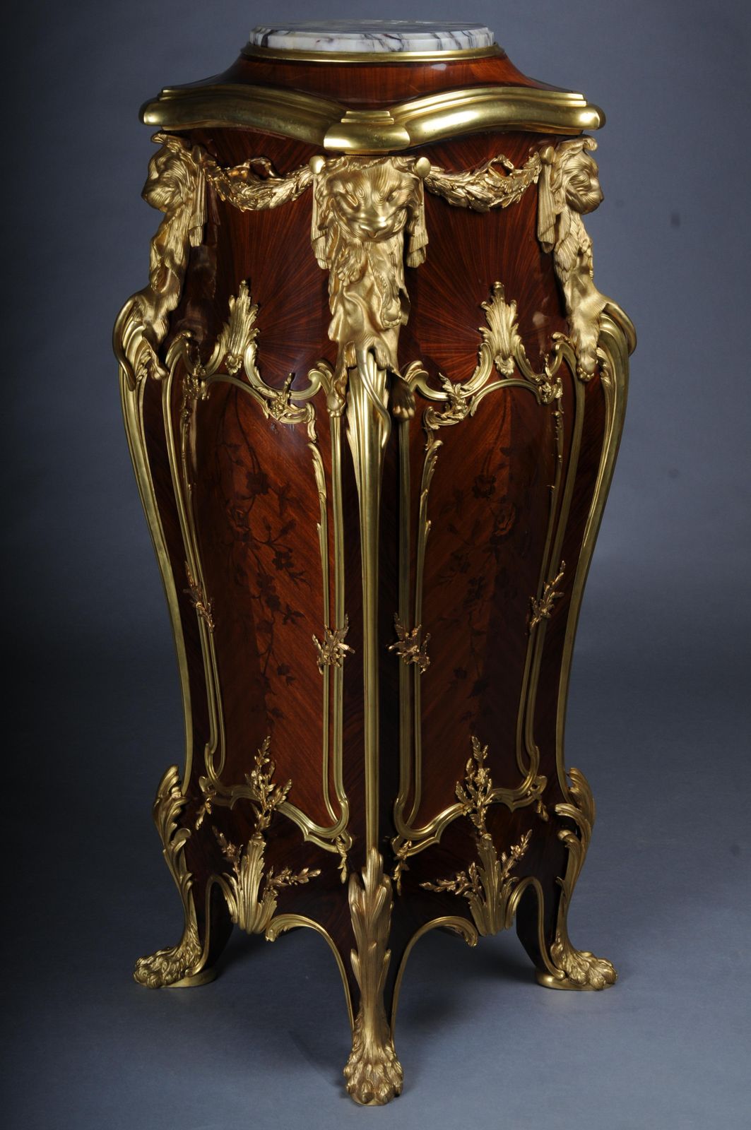 24730.0 20th Century Pair Of Ormolu Pedestals / Column After Joseph Emmanuel Zwiener photo