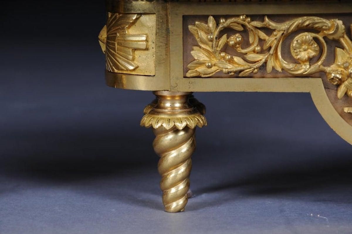 Home Fixtures Pair Of Empire Sphinx Chimneys, Brass Andirons, Paris 19th Century Napoleon III photo
