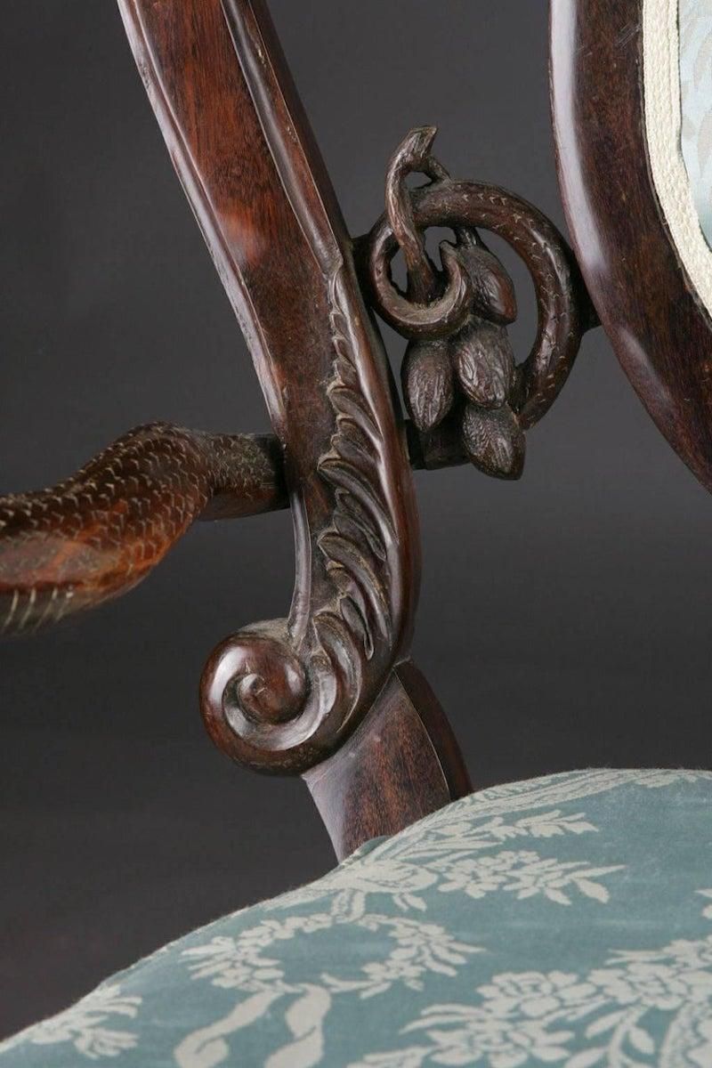 19th Century Baroque Thron Chair In Colonial Style photo 3767.0