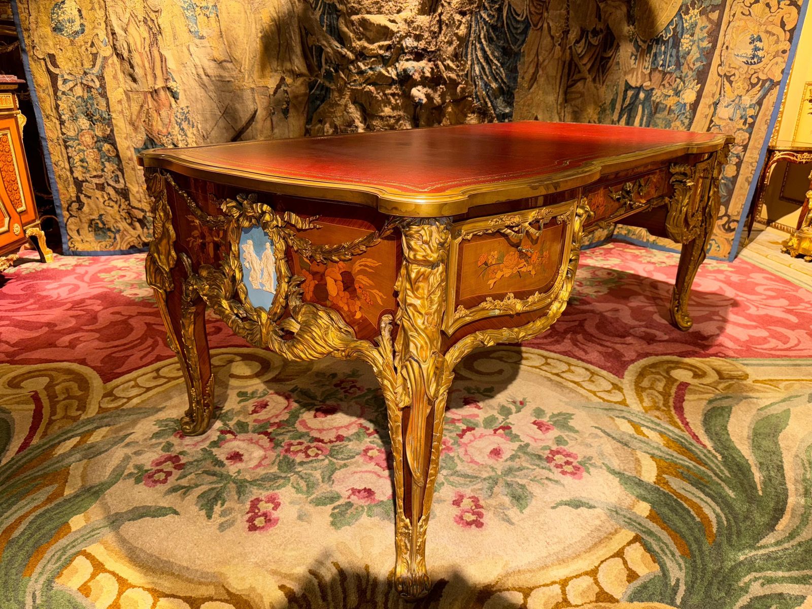 Impressive Louis XV Style Bureau Plat/Writing Desk, After Riesener & J.Oeben photo 48530.0