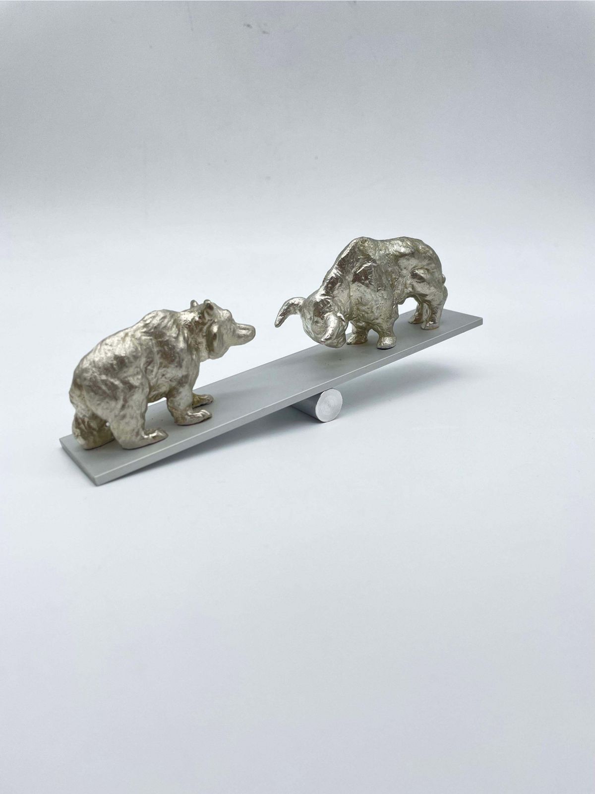 Sculpture Karsten Klingbeil (Berlin Bear And Bull). Desk Accessories/Paperweight photo furniture
