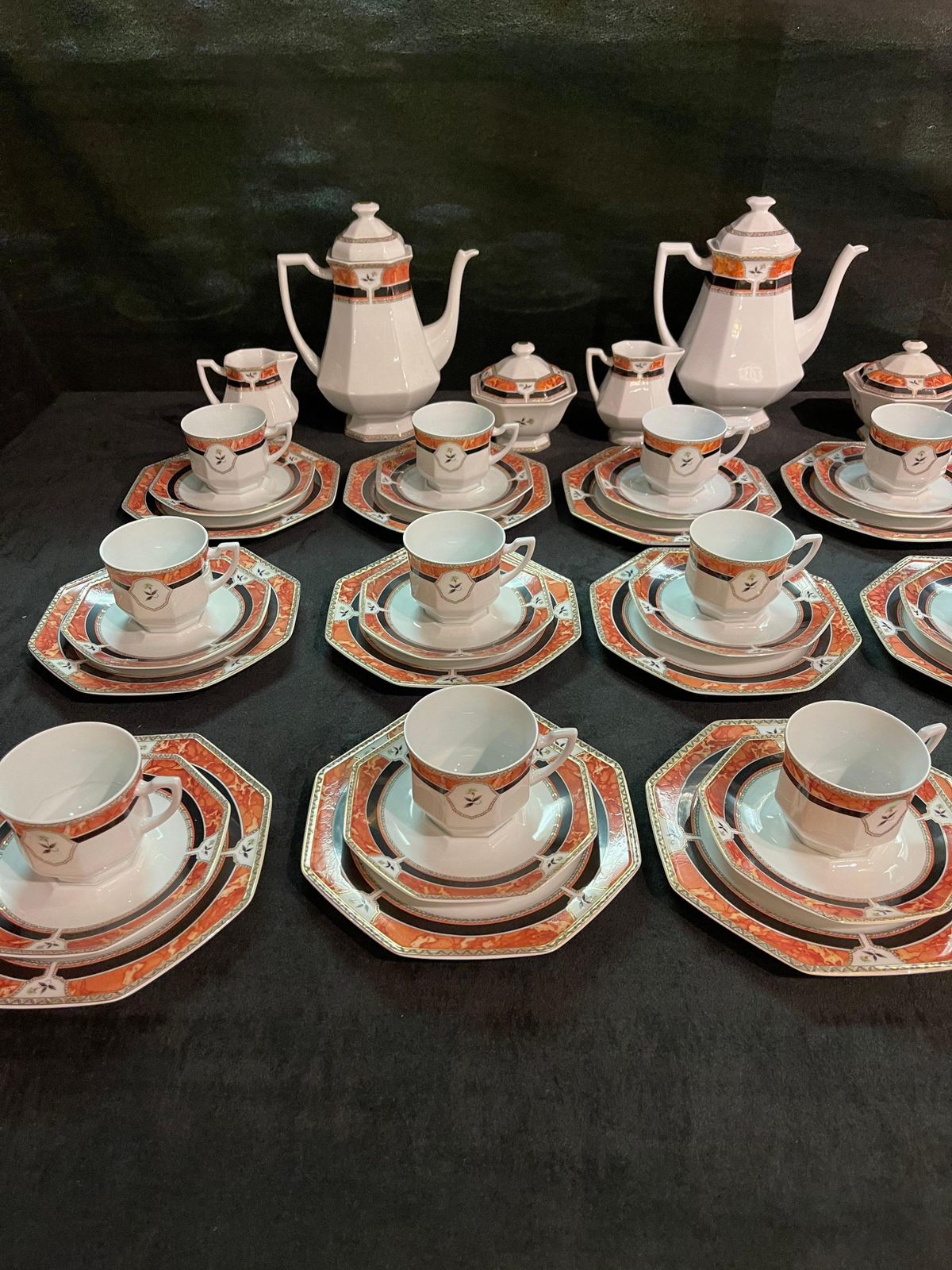 photo furniture Royal Limoges Hardrien Porcelain Tea, Coffee And Dinner Service.