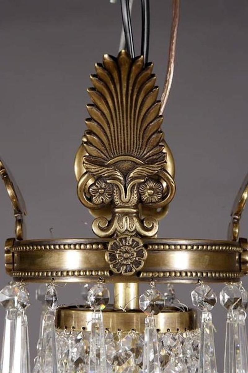 20th Century Biedermeier Style Basket Chandelier photo buy