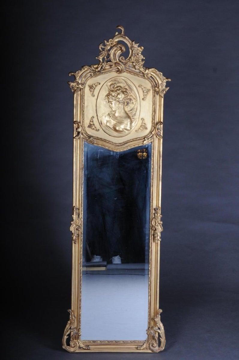 Pair Of Mirrors Or Wall Mirror In Louis XV / Baroque Style photo furniture
