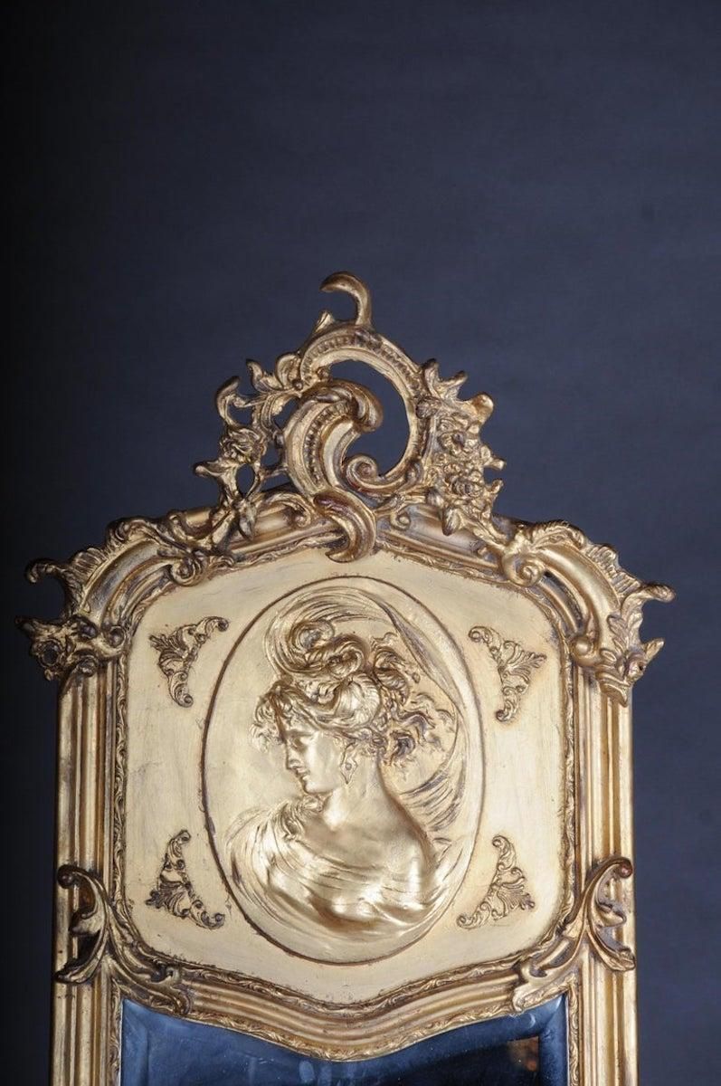 Pair Of Mirrors Or Wall Mirror In Louis XV / Baroque Style photo for sale