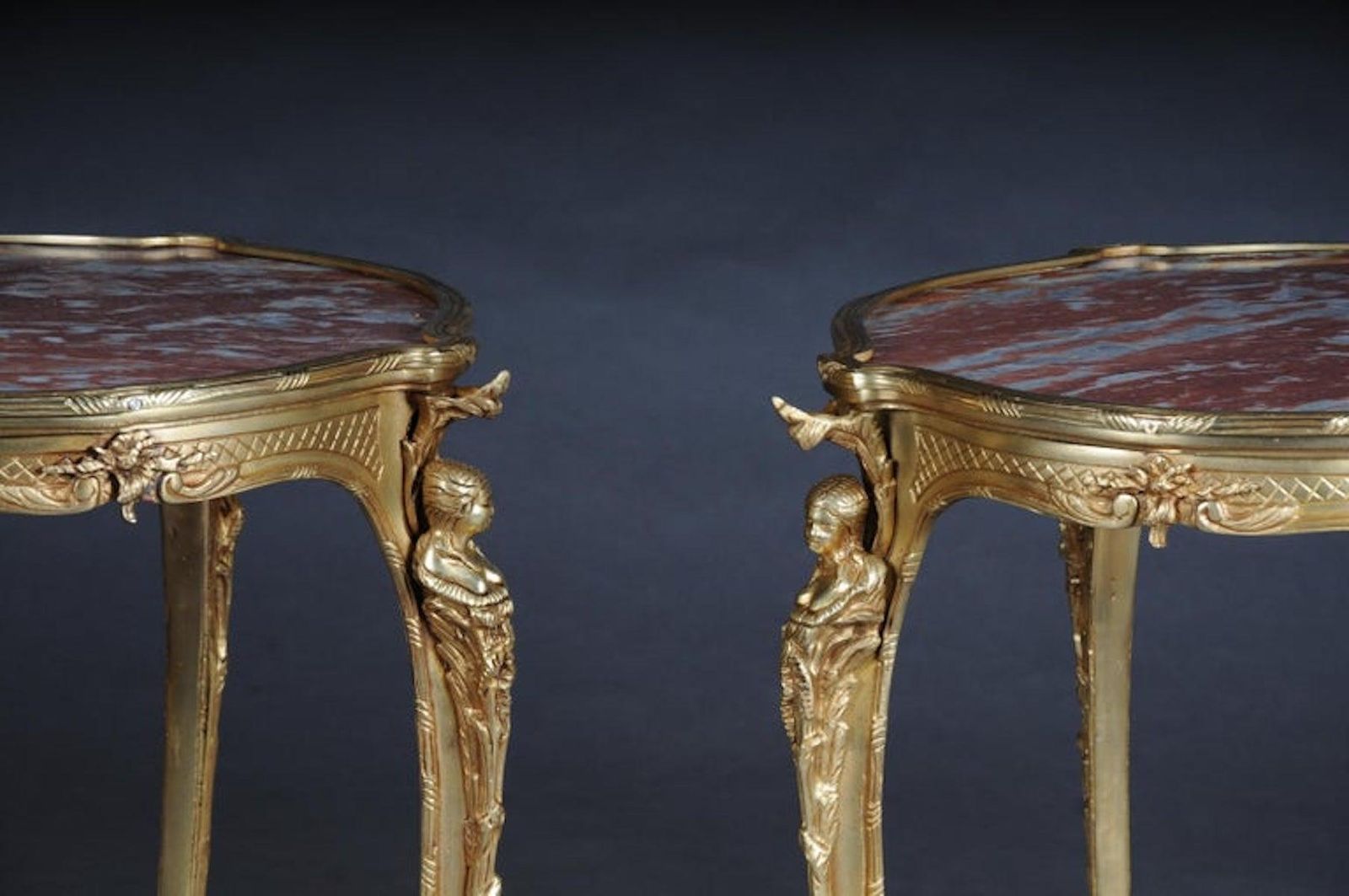 photo for sale Magnificent French Bronze Pompom Table Or Side Table To Zwiener, Napoleon III