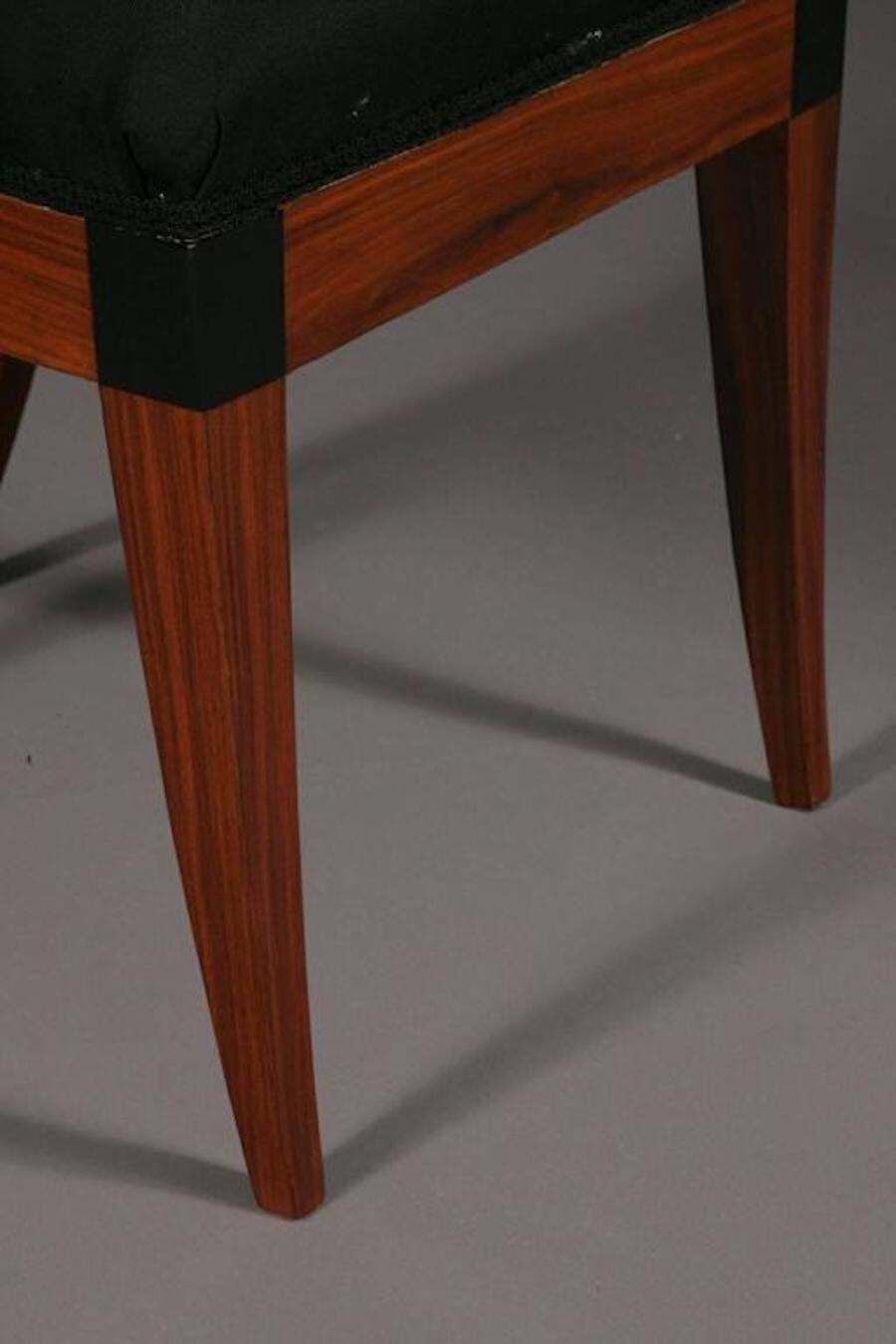20th Century Neoclassical Style Light Palisander Chair photo Furniture