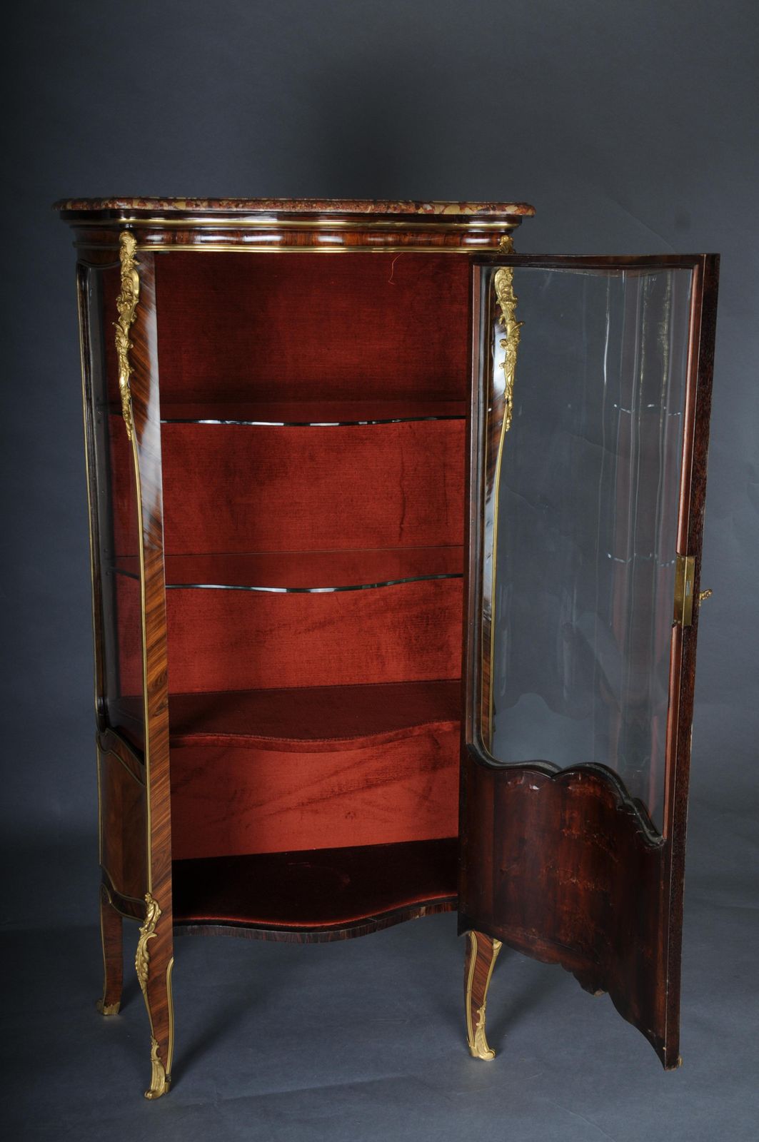 photo for sale Antique Louis XV Display Cabinet Napoleon III, Paris, Around 1880