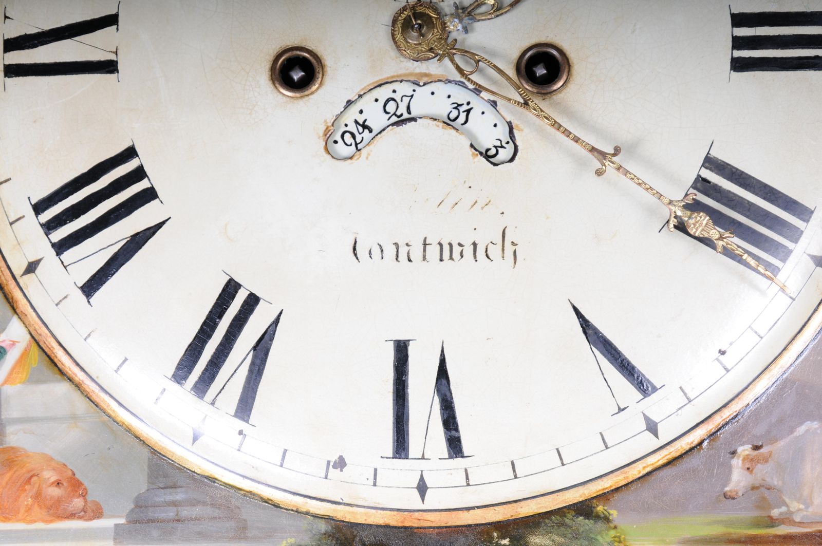 4489.0 Masterful Antique English Grandfather Clock, Mahogany, 18th Century photo