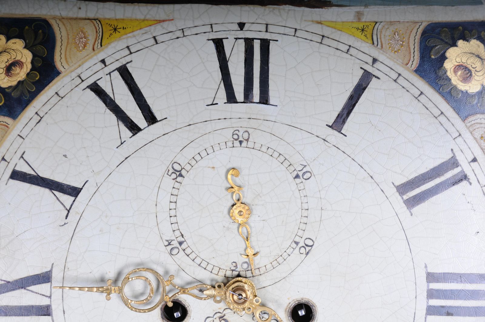 Unique Antique English Grandfather Clock, Mahogany, 18th Century photo buy