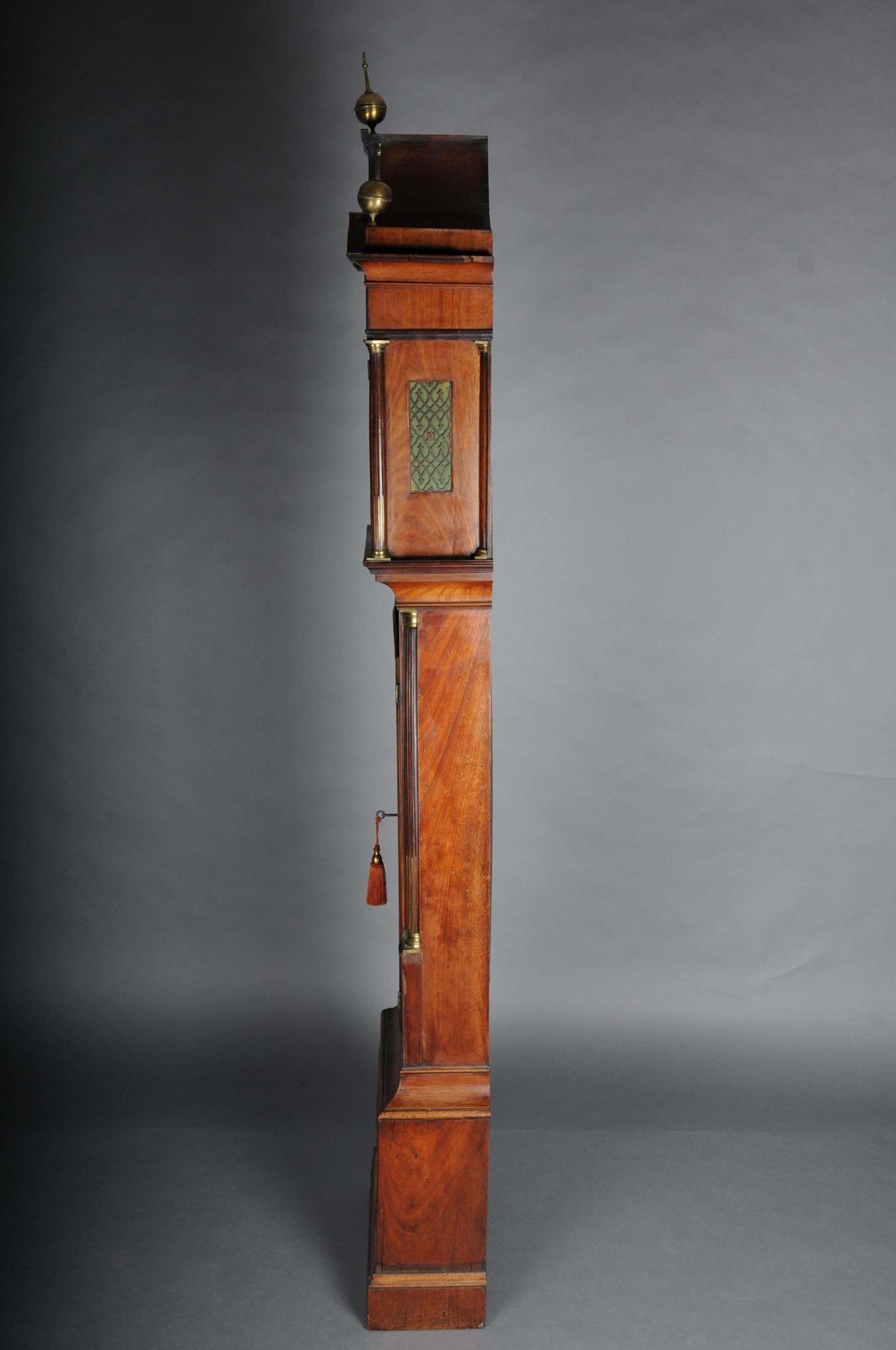 Historic Antique English Grandfather Clock, Mahogany, 18th Century. photo Home Decor