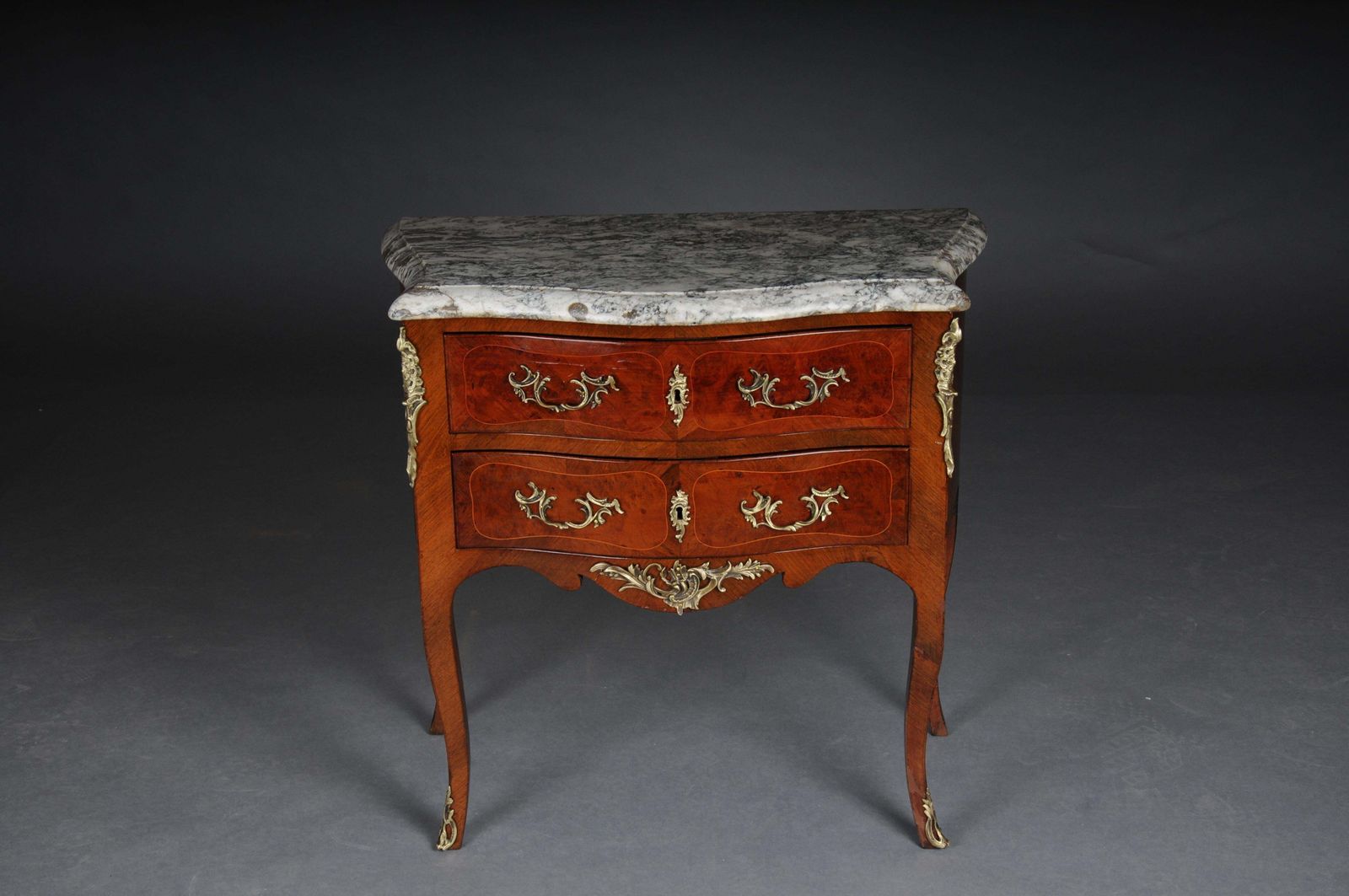 Elegant Old Chest Of Drawers From The 20th Century, Louis XV, Paris photo furniture