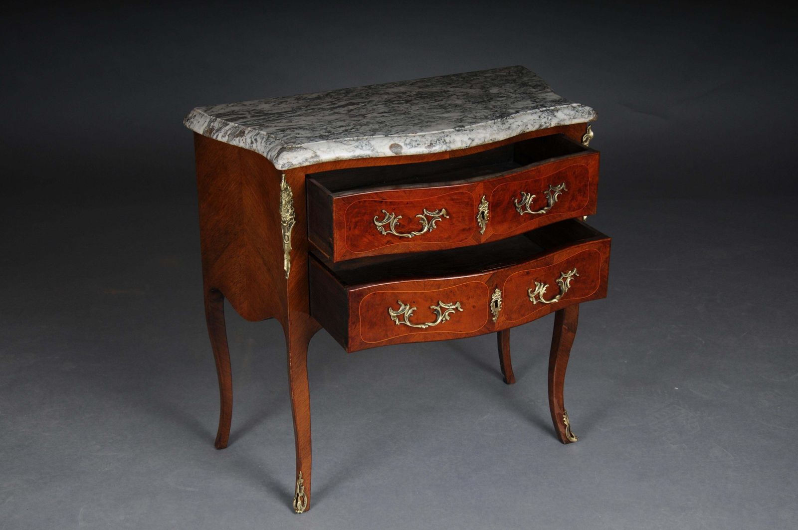 Elegant Old Chest Of Drawers From The 20th Century, Louis XV, Paris photo for sale