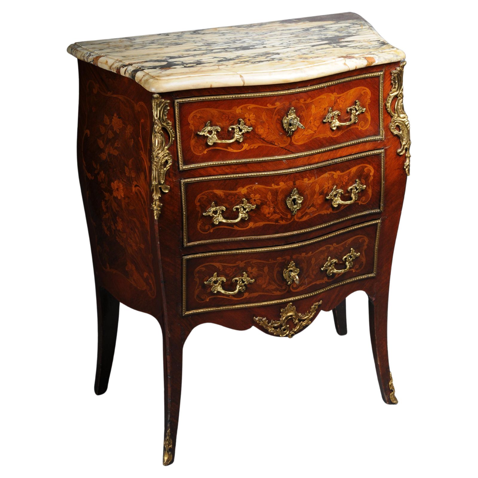 19th Century Chest Of Drawers Louis XV, Paris