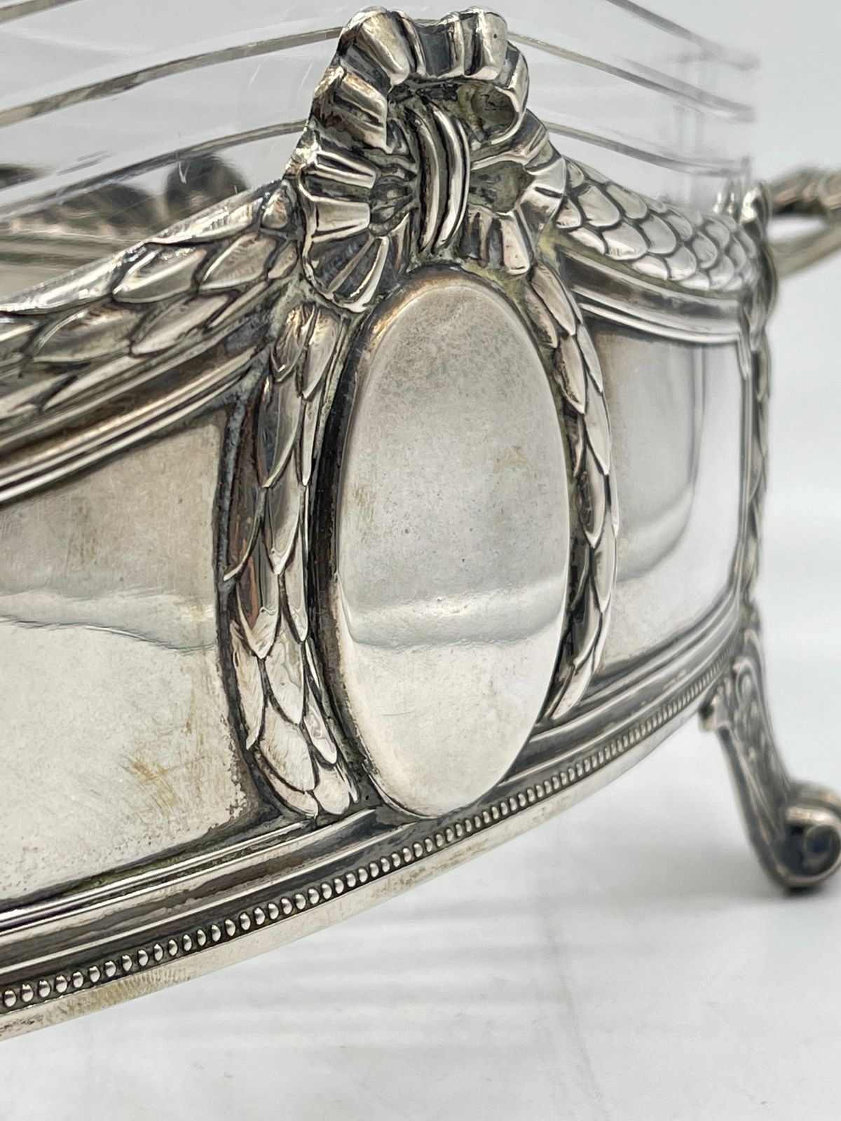 Exclusive Jardiniere Neoclassicism Germany Planter Glass Insert Plant Pot photo vinterior