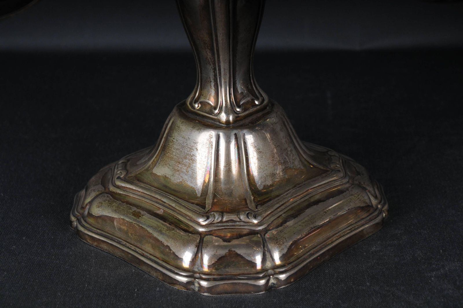 2 High Quality Silver Candlesticks 5 Armed 830 Germany photo vinterior