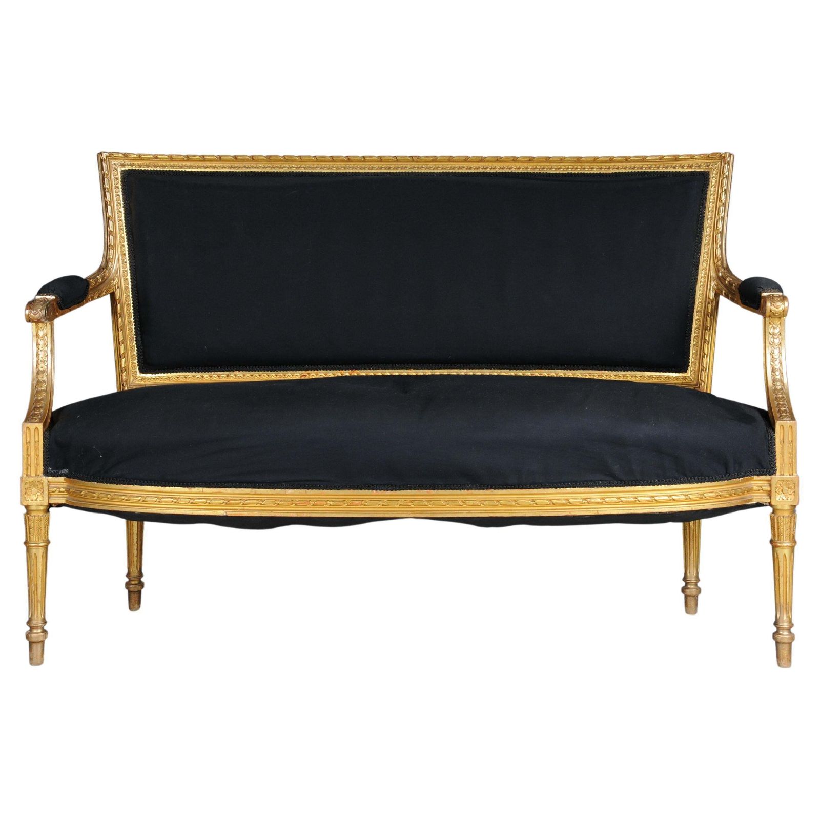 Antique French Salon Canape/Sofa Louis XVI, Gold