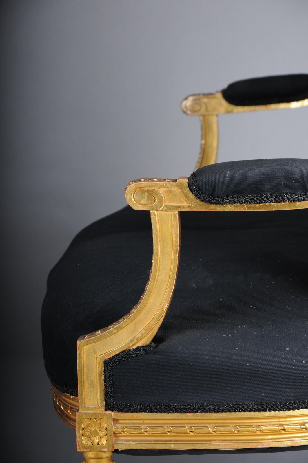 photo vintage Antique French Salon Canape/Sofa Louis XVI, Gold