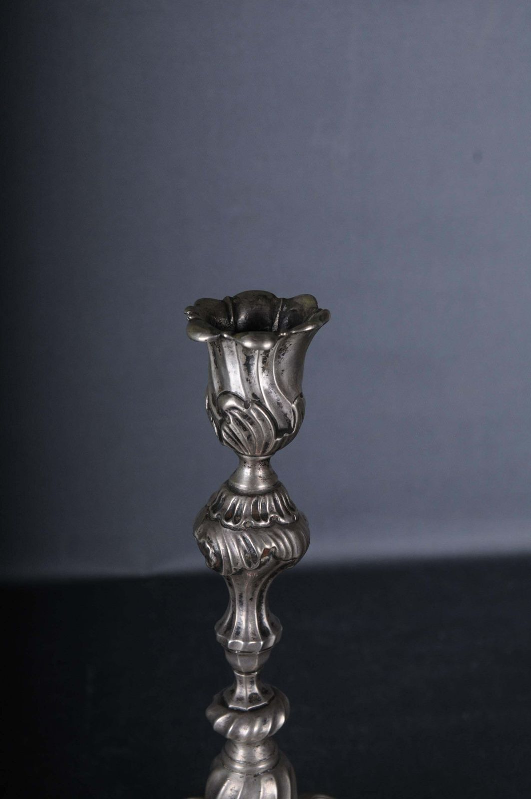 High Quality Antique Candlestick 13 Lot Silver Germany Baroque 1745 photo Home Decor