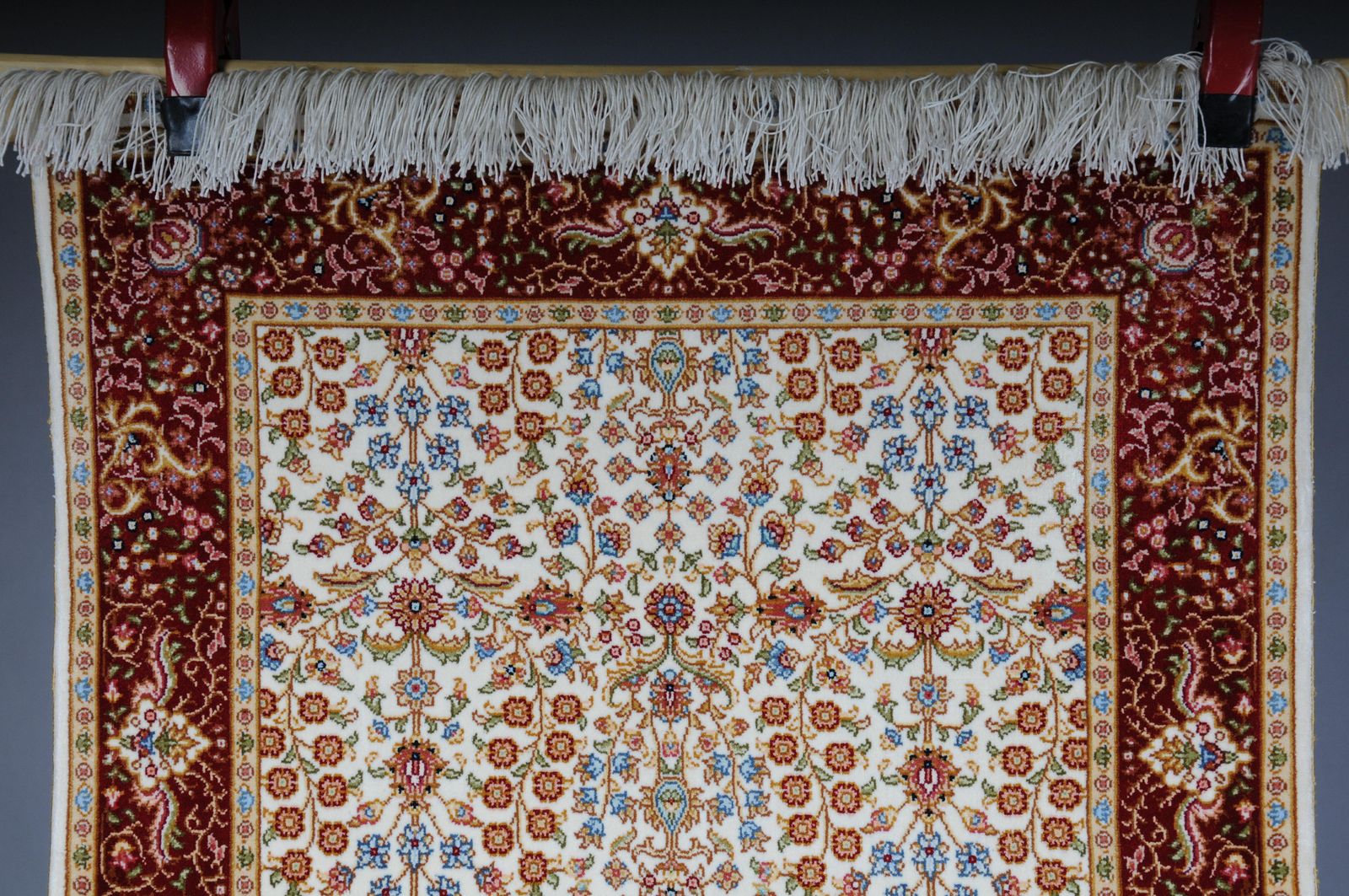 Anatolian Prayer Rug/Tapestry Cotton/Silk, 20th Century photo for sale