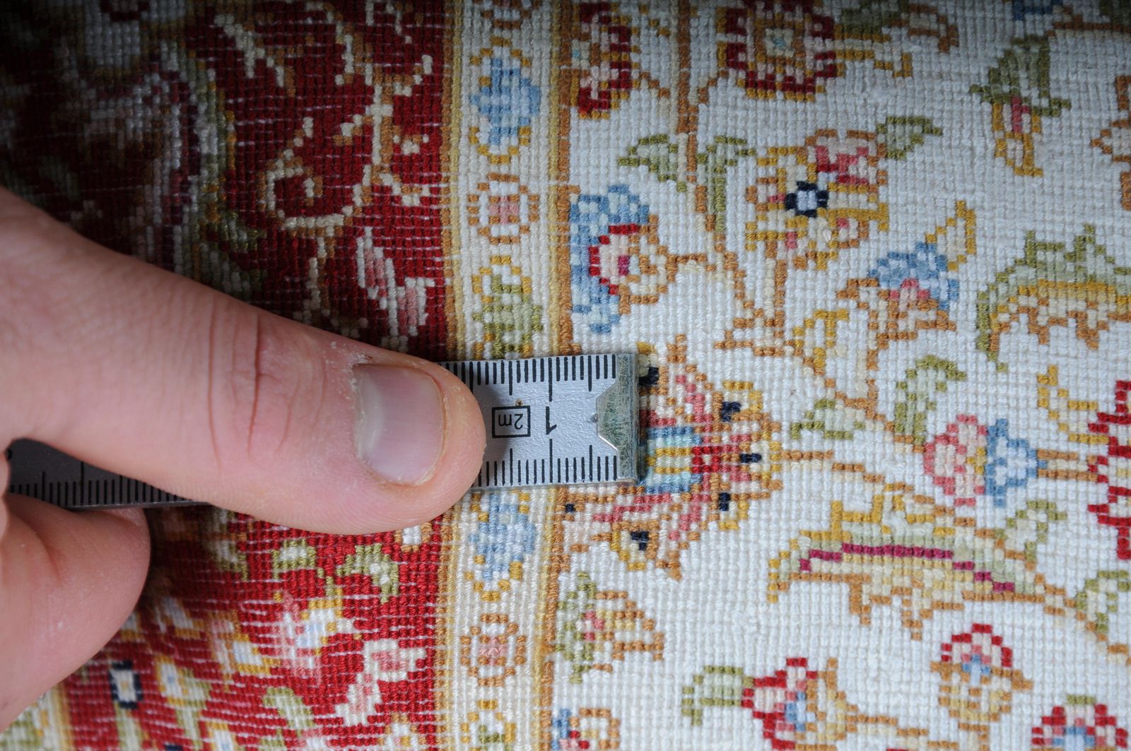 986.0 Anatolian Prayer Rug/Tapestry Cotton/Silk, 20th Century photo