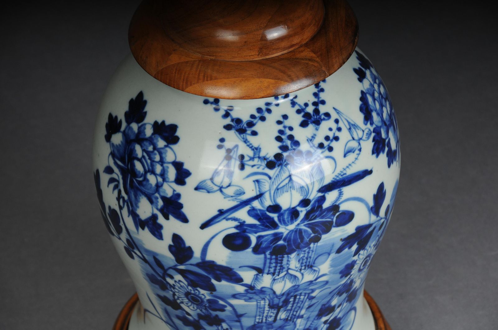 Large Asian Table Vase, Porcelain, 20th Century. photo buy