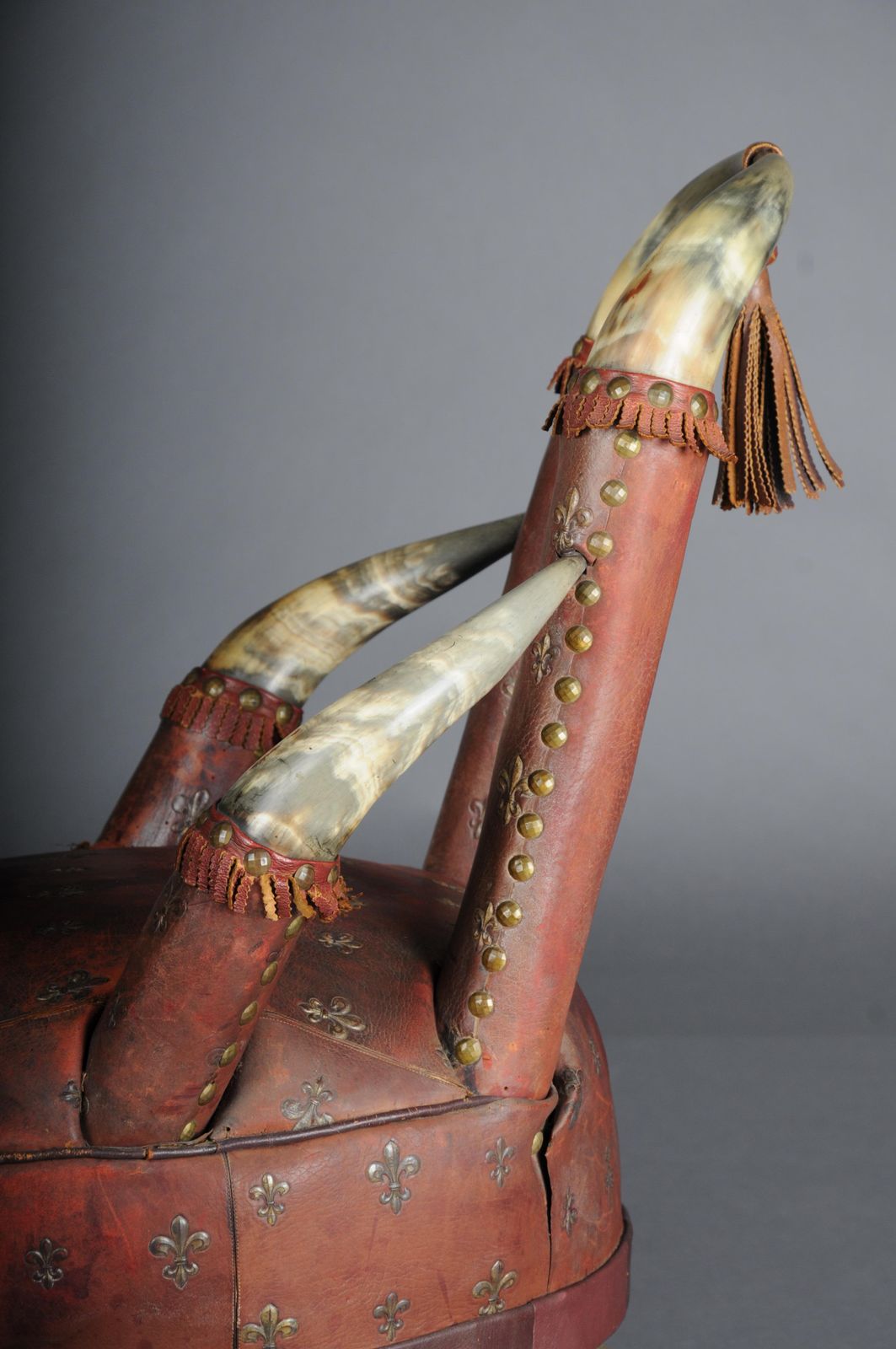 5243.0 Museum Quality Antique Horn Chair Victoria Around 1870, England. photo