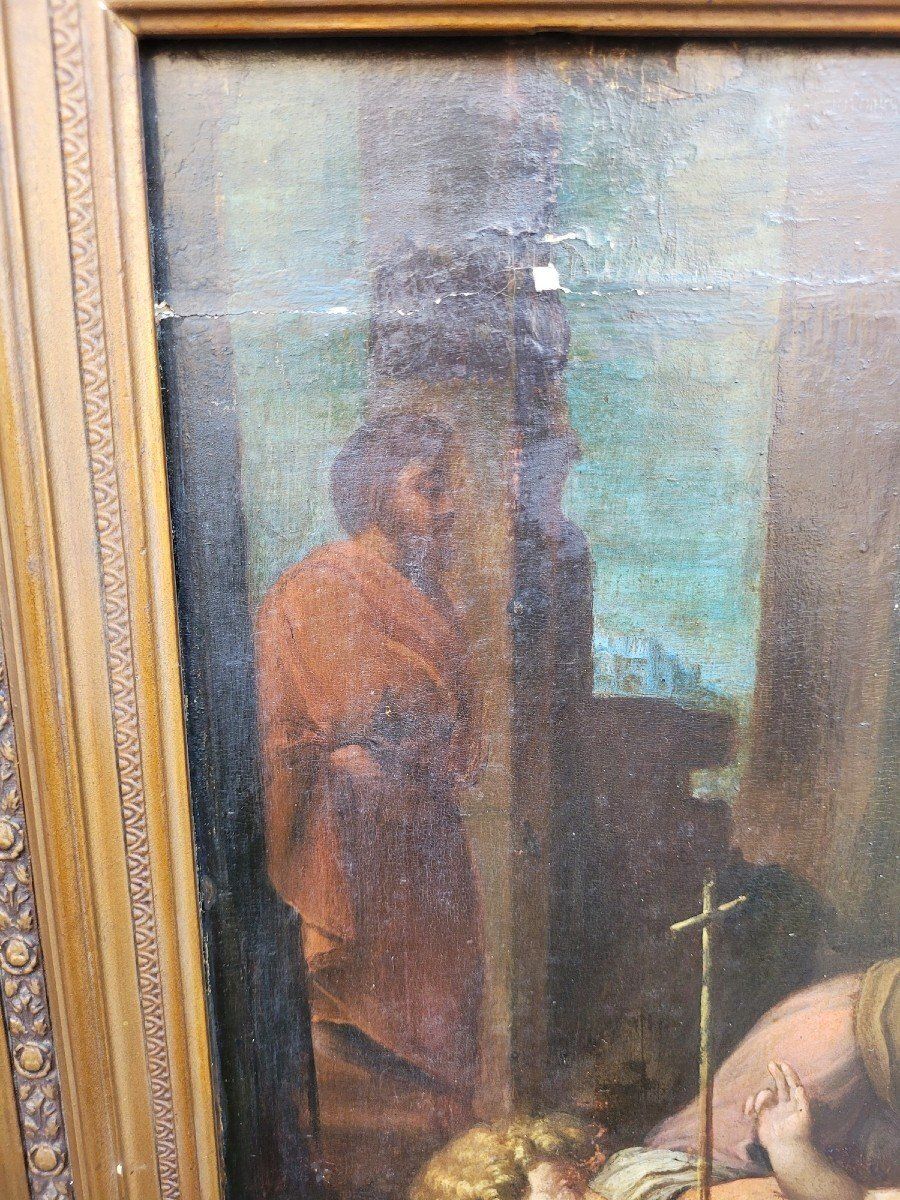 Italian School, Madonna Of Divine Love, On Panel, 17th/18th Century photo buy