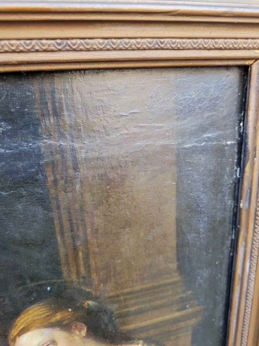 photo furniture Italian School, Madonna Of Divine Love, On Panel, 17th/18th Century