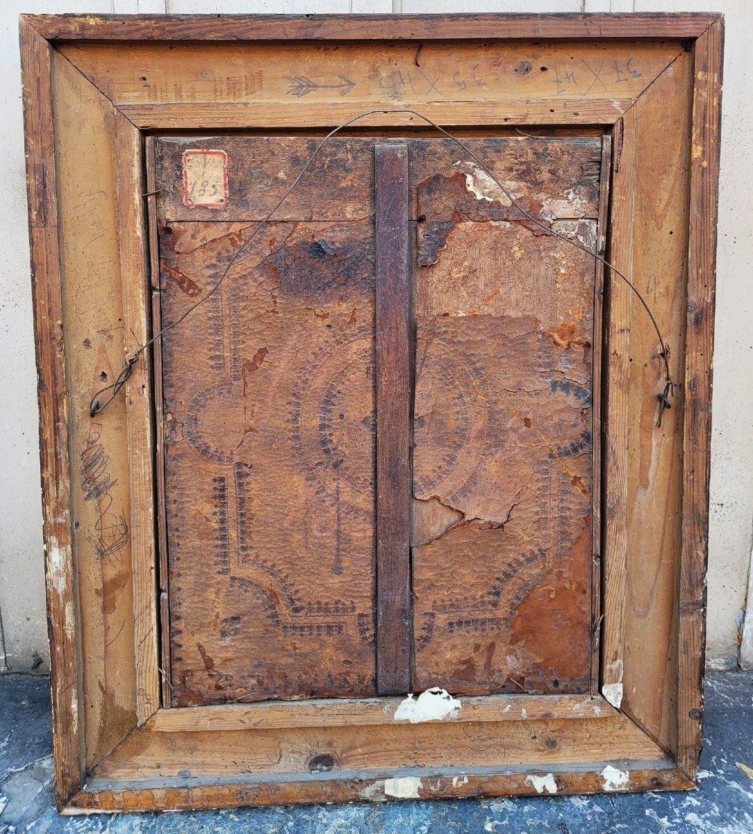 Art Italian School, Madonna Of Divine Love, On Panel, 17th/18th Century photo