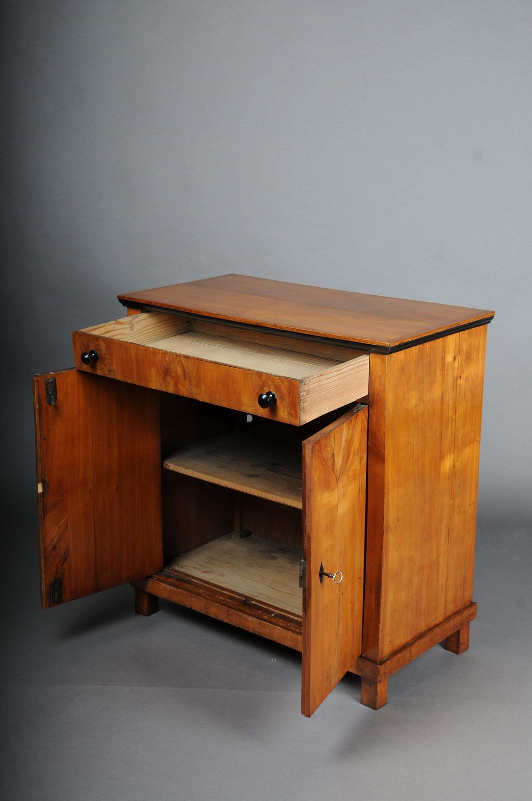 1507.0 Beautiful Compact Biedermeier Chest Of Drawers, South German Around 1840, Birch photo