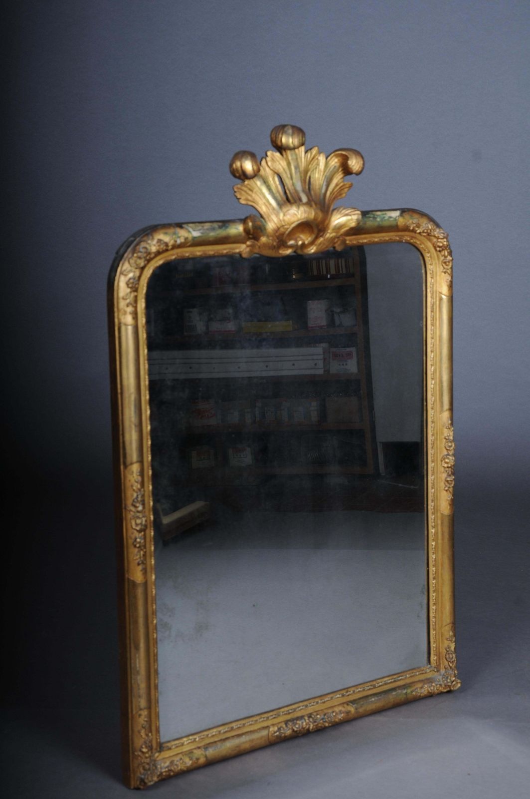 Home Decor Antique Gold Wall Mirror From 1780 photo