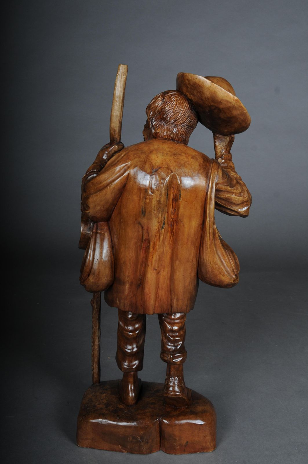 photo vinterior 20th Century Wooden Sculpture, Ranger Made Of Lime Tree, Southern German