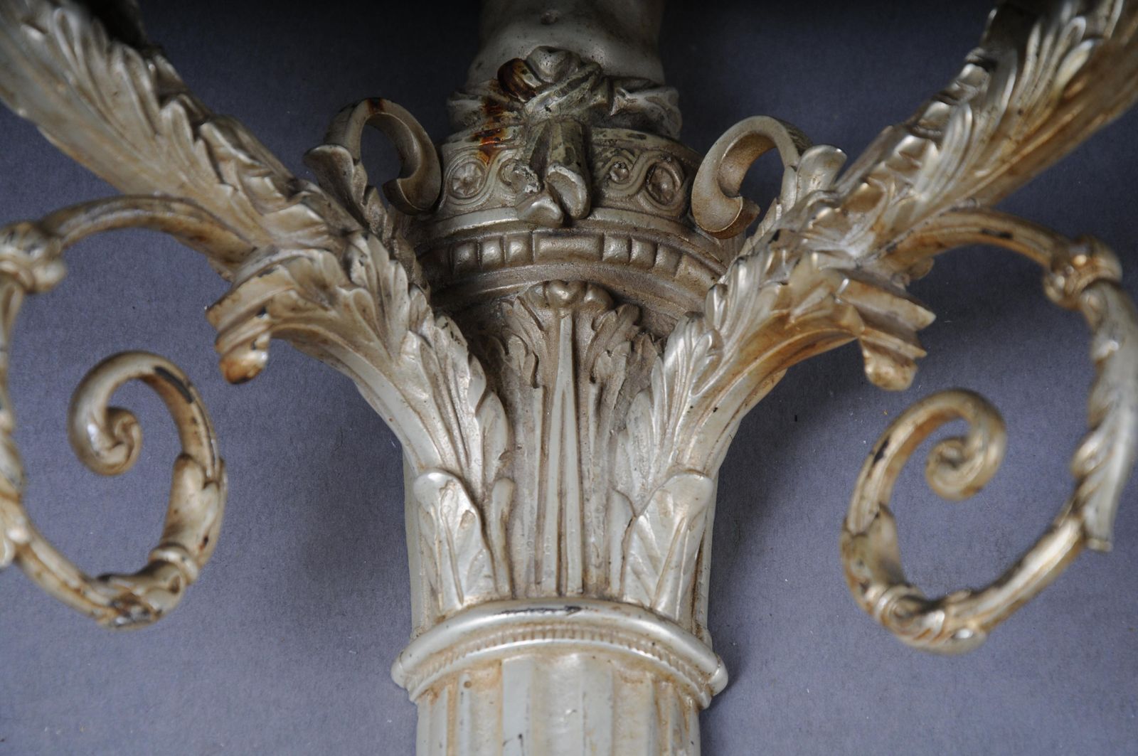 photo vinterior Beautiful Antique Bronze Candle Sconce From Around 1880, France
