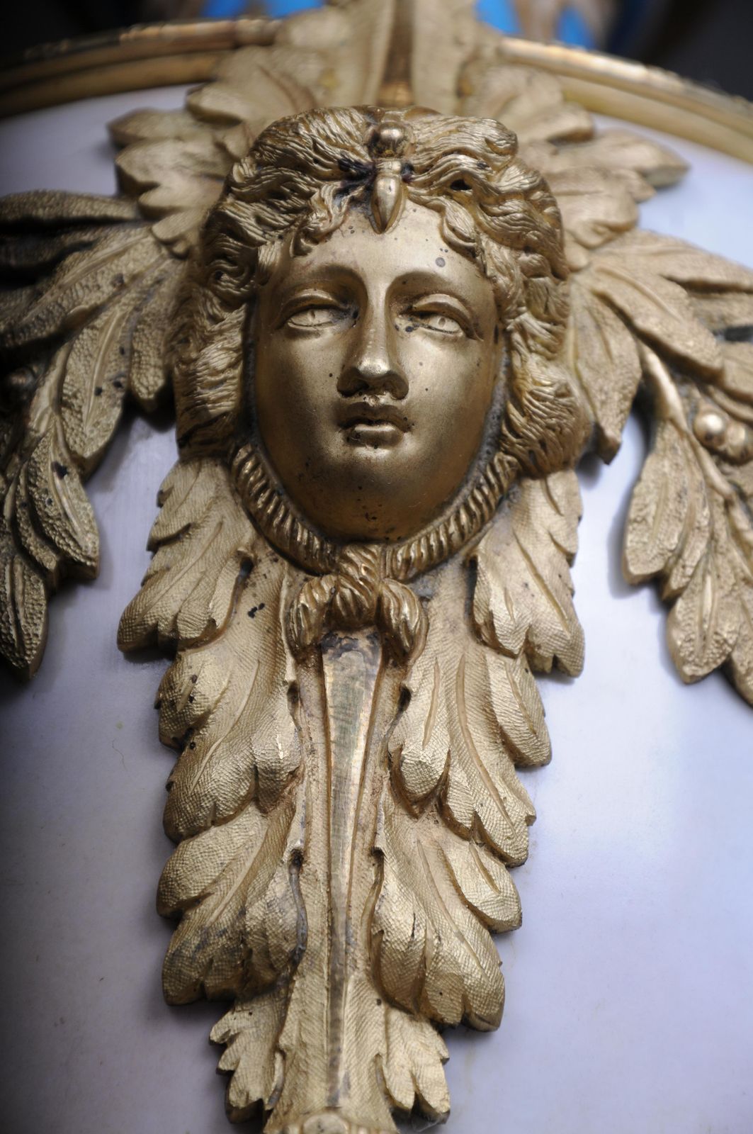7457.0 19th Century Monumental Sèvres Vase With Bronze Mounting photo