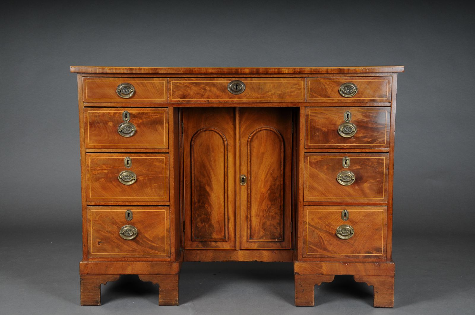 Antique English Victorian Mahogany Desk Circa 1880 photo furniture