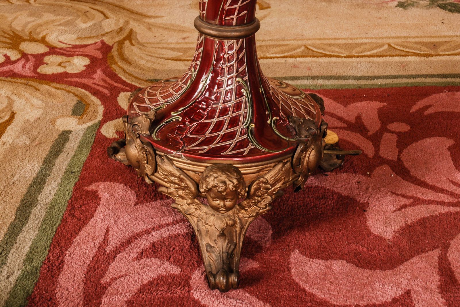 19th Century Napoleon III Museale Floor Lamp Petroleum Lamp photo buy