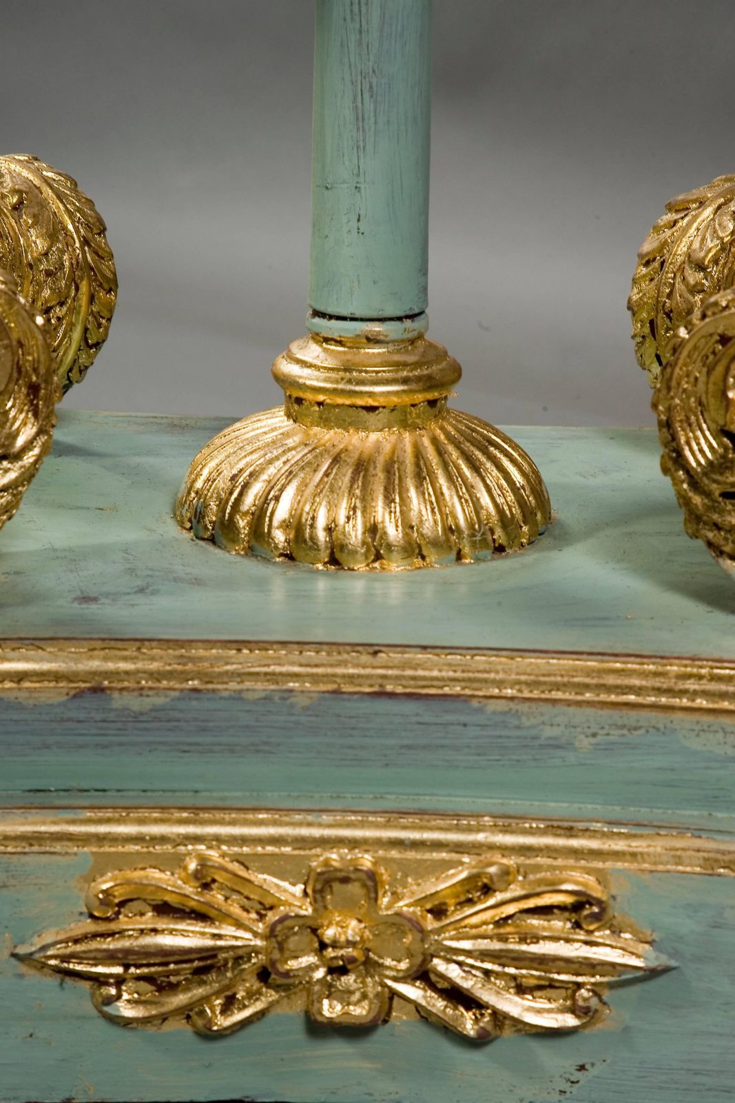 20th Century Pietra Dura Style Of Classicism Pastel Light Blue Table photo buy