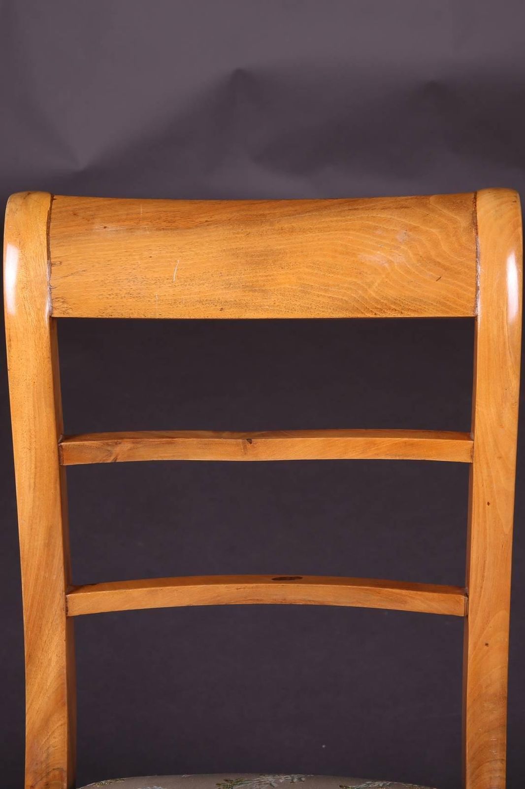 Early 19th Century Three Biedermeier Curved Legs Set Of Chairs photo vinterior