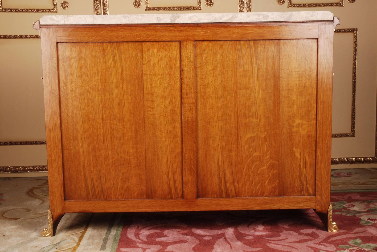20th Century Commode/Console After Jean Henri Riesener, Gold photo Furniture