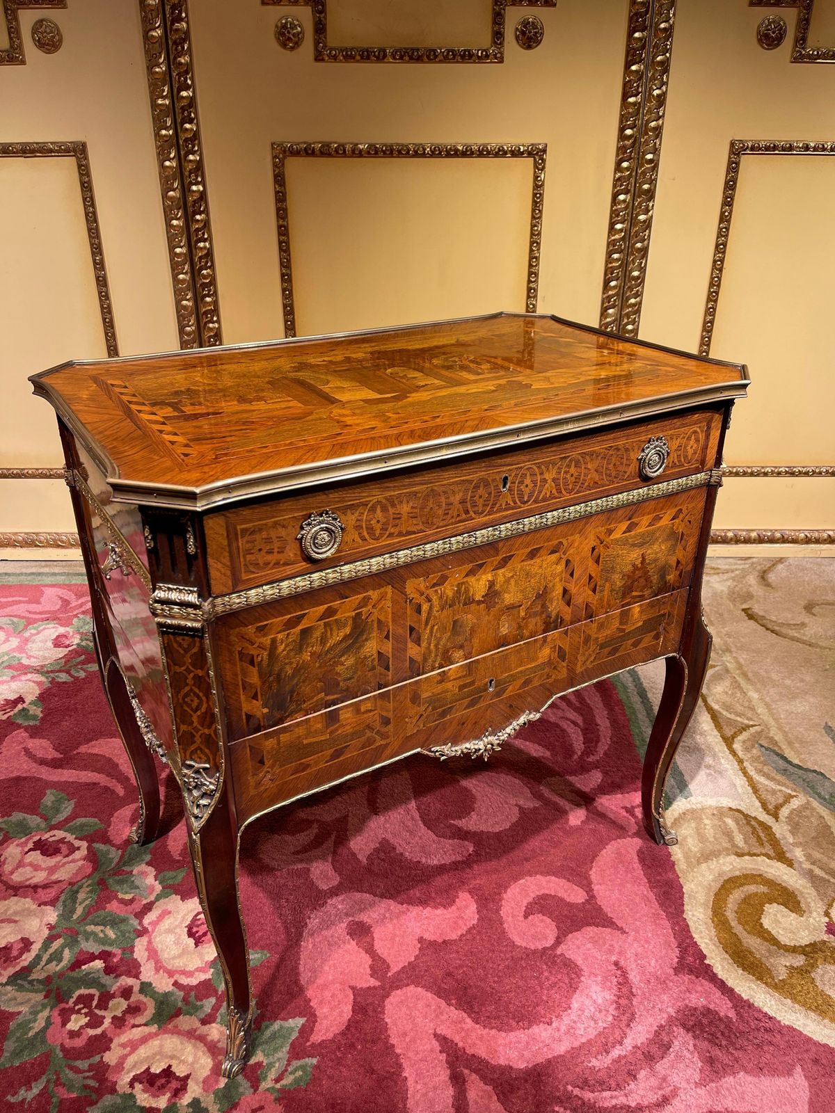 20th Century Louis XV Style Dresser/Dressing Table, Transformable Furniture photo 7457.0