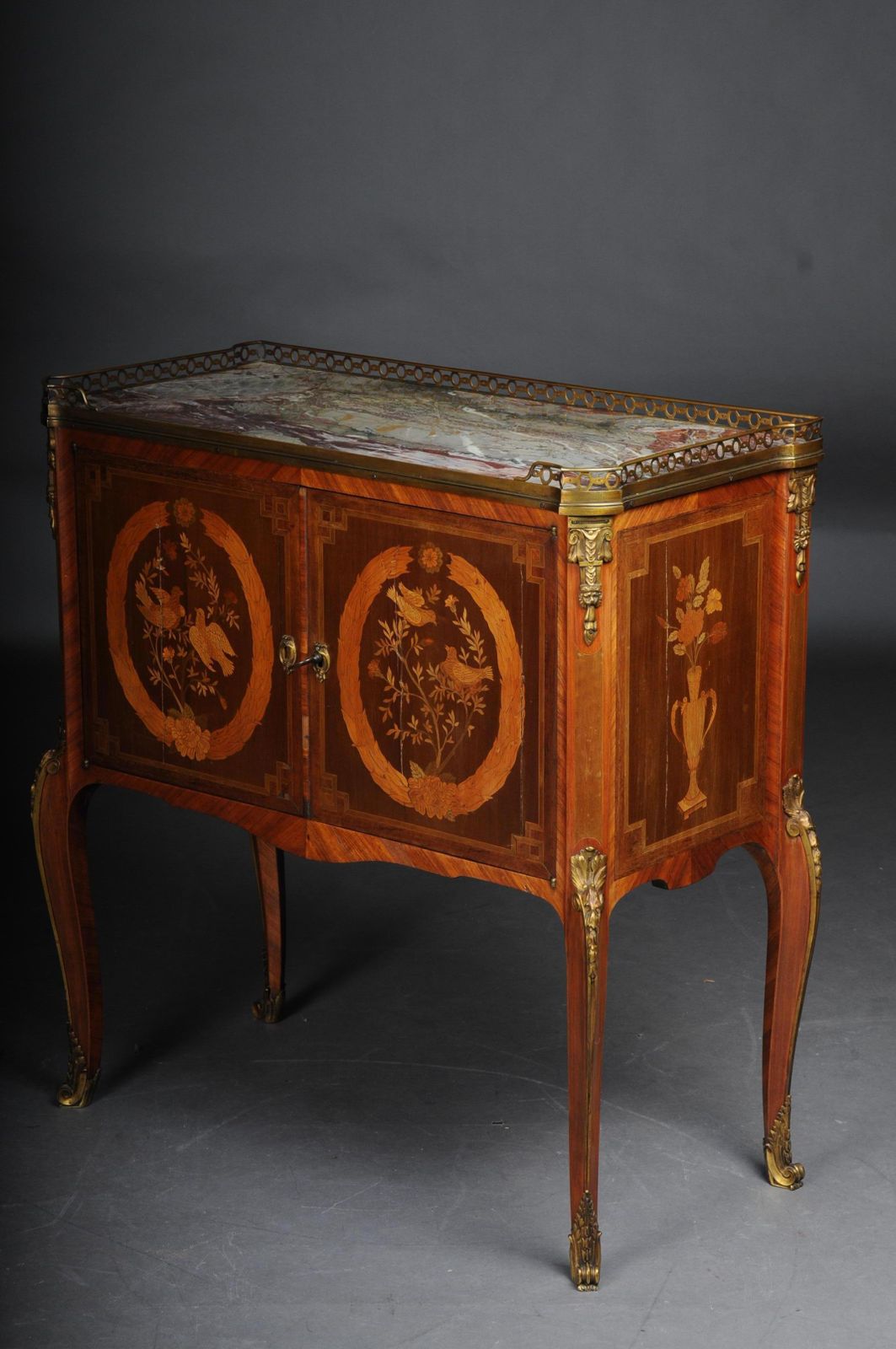 19th Century French Marquetry Dresser Transition, Napoleon III, Circa 1870 photo Furniture
