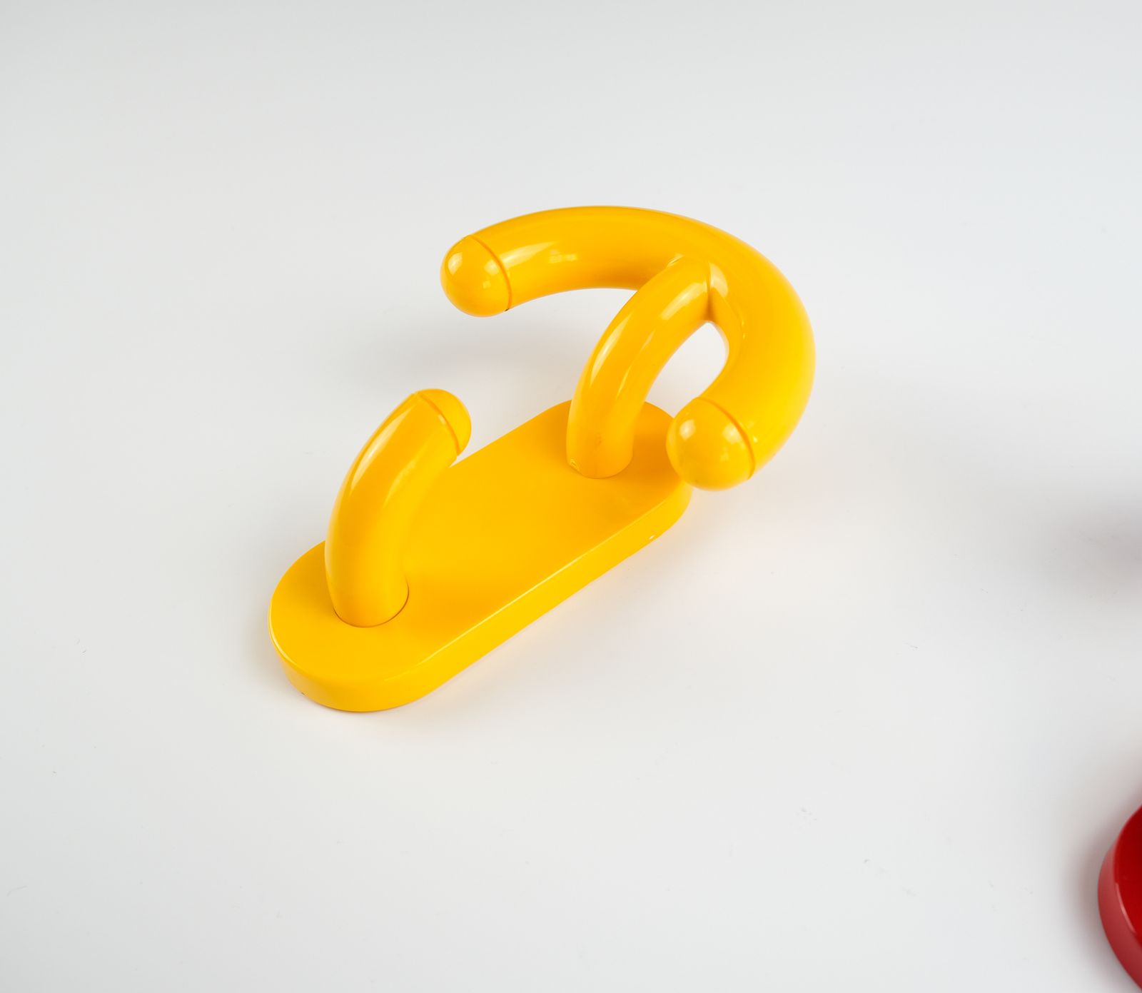 Pair Of Luigi Caramella "Arco" Coat Hooks / Rack For Con&Con, Italy 1970s photo 240.0