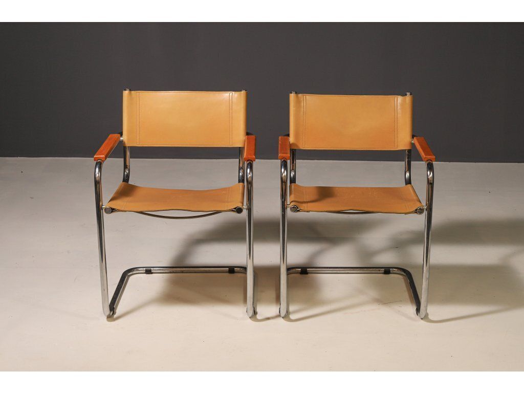 Pair Of Cantilever Tubular Steel Armchairs By Marcel Breuer, 1970´S photo Furniture