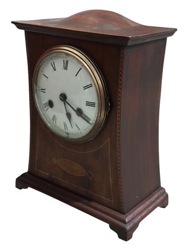 An Arts And Crafts Mantle Clock With Inlay Liberty & Co? photo buy