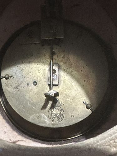 Edwardian Paris Maker Lancet Top Mantel Clock With Lion Handles photo buy