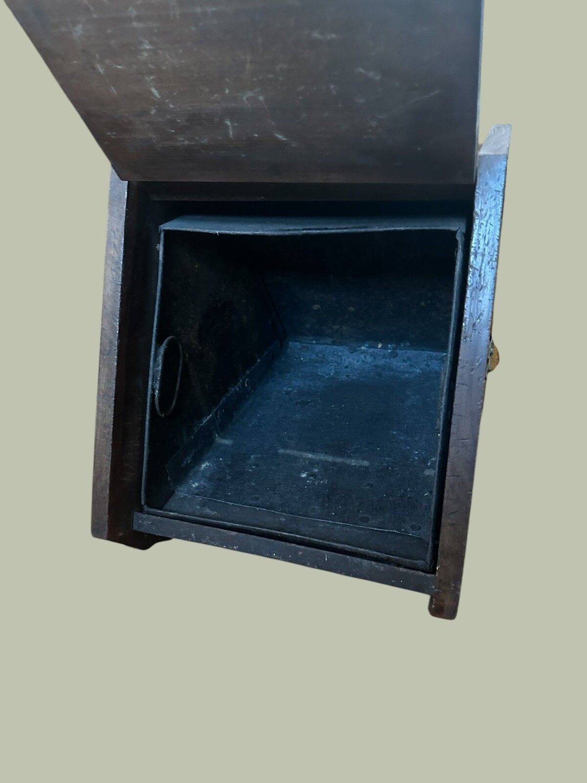 Victorian Coal Scuttle Brass Detail Liner And Shovel photo 295.0