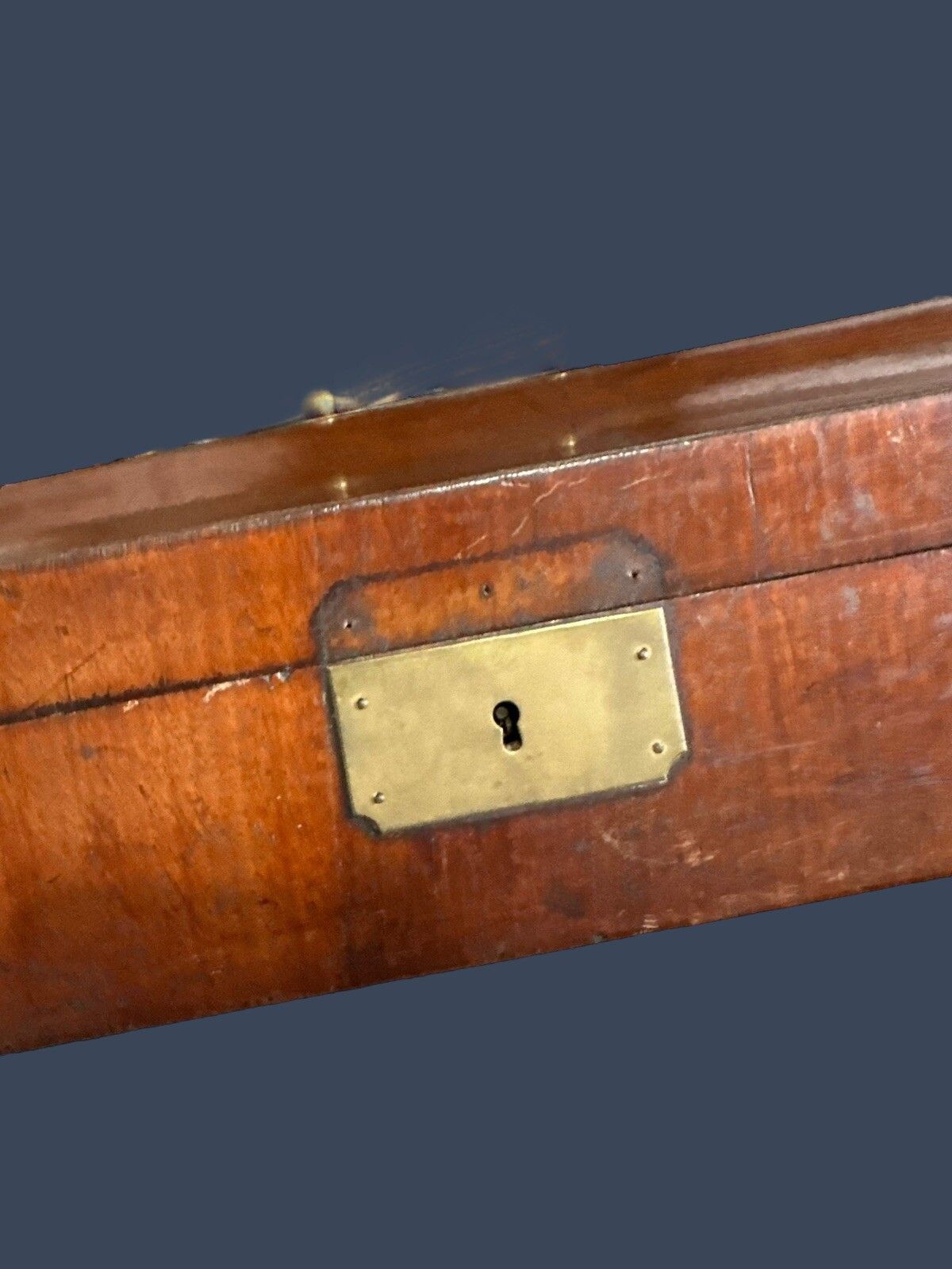 Stunning Victorian Antique Hardwood Violin Case photo 95.0