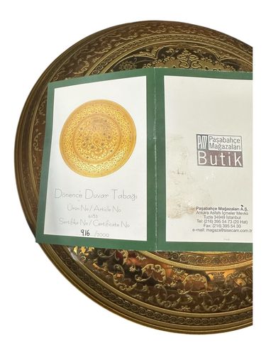 Pasabahce Turkish Glass Bowl Osmanli Hamam Kase Hand Gilded With Gold Ltd Edt photo buy