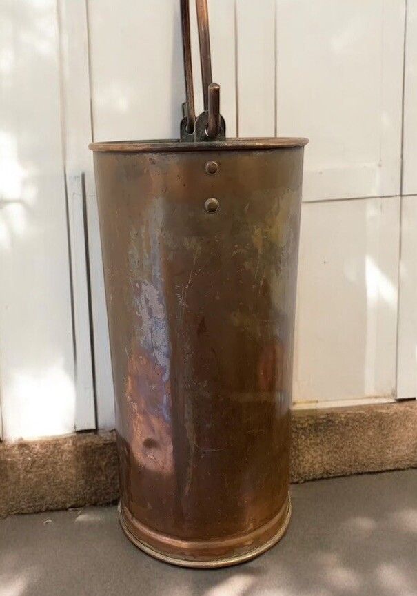 Antique Stick Stands, English, Copper, Hallway, Early Victorian, C.1850 photo for sale